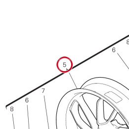 Jante roue av. 50122801AA — réf. 50122801AA | Ducati Store