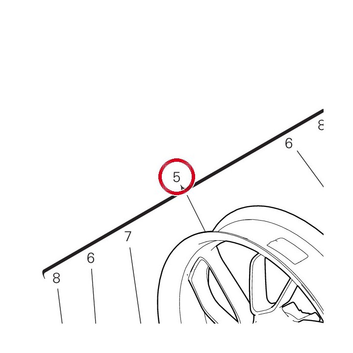 Jante roue av. 50122801AA — réf. 50122801AA | Ducati Store