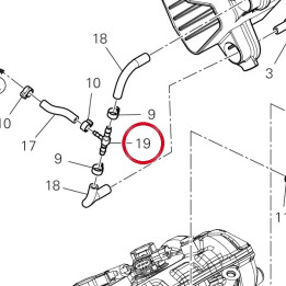 Raccord à trois voies — réf. 81414001AA | Ducati Store
