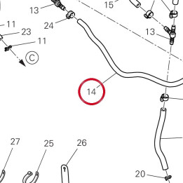 Tuyau drainage 93512091A — réf. 93512091A | Ducati Store