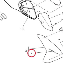 Decalcomanie "Diavel V4" — réf. 4381F311A | Ducati Store