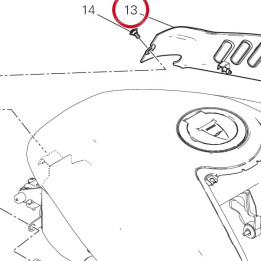 Panneau lateral droit — réf. 48217092A | Ducati Store