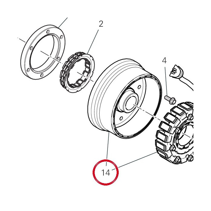 Alternateur 26420592A — réf. 26420592A | Ducati Store