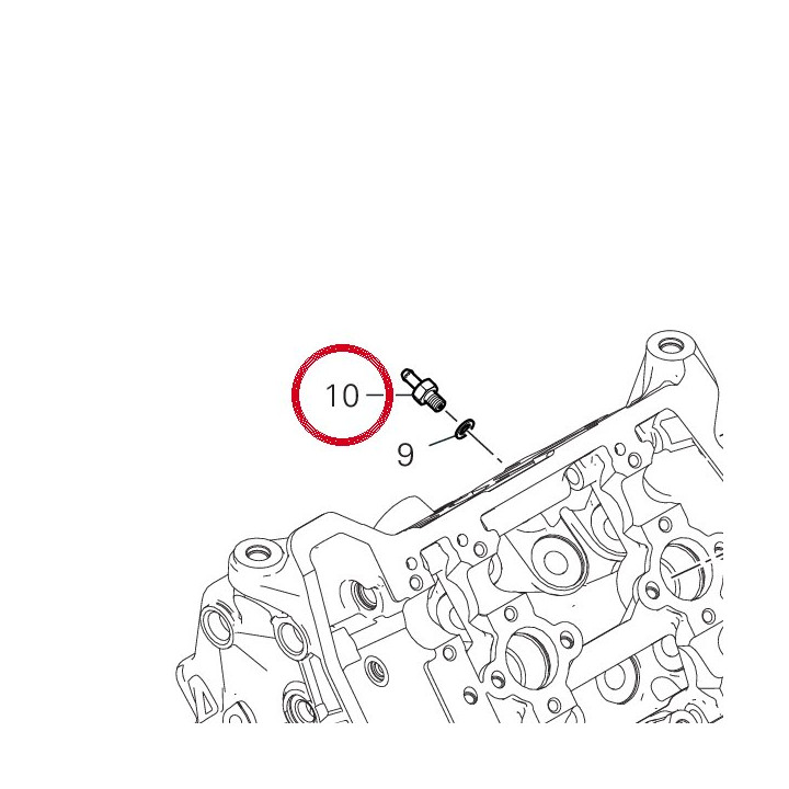 Raccord tuyau 81411113B — réf. 81411113B | Ducati Store
