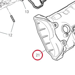 Couvercle culasse avant — réf. 24715882AI | Ducati Store