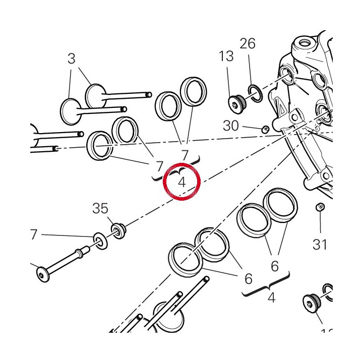 Culasse avant 30125444DRI — réf. 30125444DRI | Ducati Store
