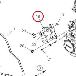 Rear support bracket Abs — réf. 8301M512A | Ducati Store
