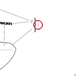 Réservoir carburant — réf. 58613154AB | Ducati Store