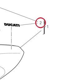 Embleme Ducati 4381G741B — réf. 4381G741B | Ducati Store