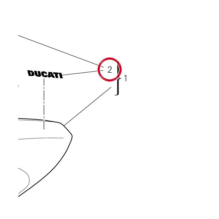Embleme Ducati 4381G741B — réf. 4381G741B | Ducati Store