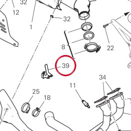 Equerre 8301R311BA — réf. 8301R312BA | Ducati Store