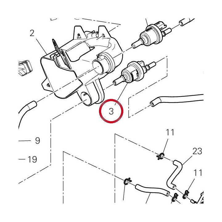 Soupape vidange 65540131A — réf. 65540132A | Ducati Store