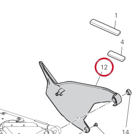 Panneau lateral gauche — réf. 48212731AB | Ducati Store