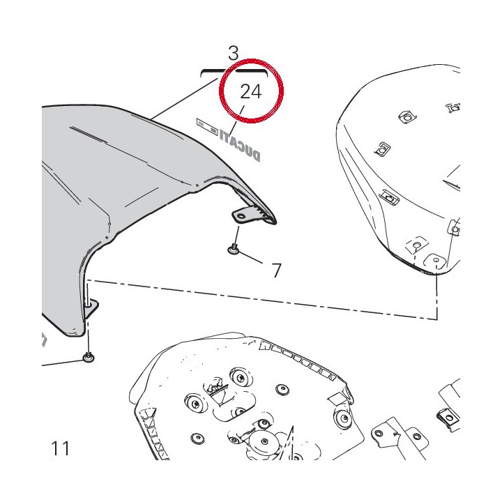 Decalcomanie drapeau ita — réf. 43818081AB | Ducati Store