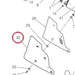 Pare-Chaleur droit — réf. 46017472AA | Ducati Store