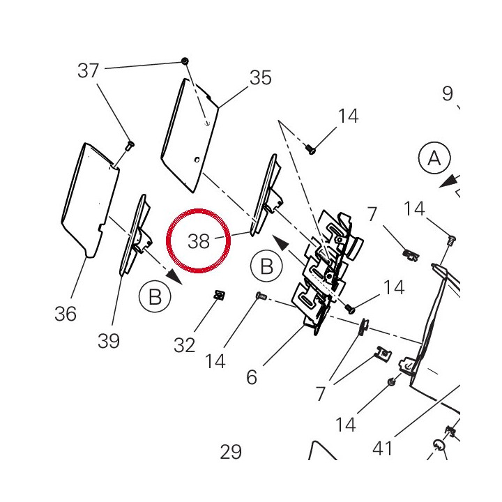 Culot silencieux supérieur — réf. 57312441AA | Ducati Store
