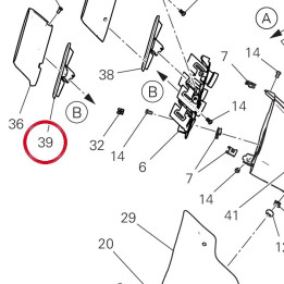 Culot silencieux inférieur — réf. 57312431AA | Ducati Store