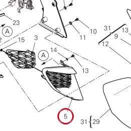 Conv. dx - V21R — réf. 48413631AA | Ducati Store