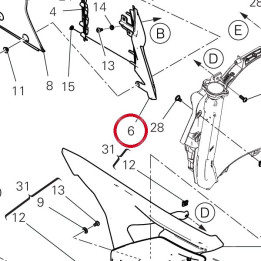 Conv. sx - V21R — réf. 48413701AA | Ducati Store