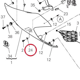 Entretoise 71615591AA — réf. 71615591AA | Ducati Store