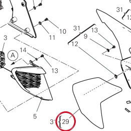 Derive externe 4801E731CA — réf. 4801E731CA | Ducati Store