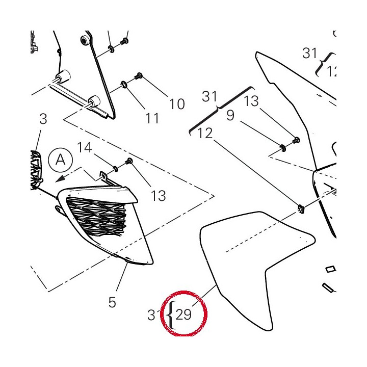 Derive externe 4801E731CA — réf. 4801E731CA | Ducati Store