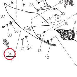 Decalco cover convogliatore — réf. 4381L781A | Ducati Store