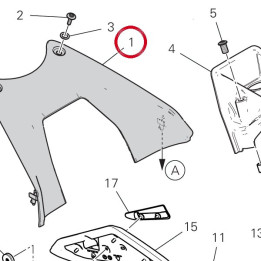 Couvercle réservoir — réf. 48217411AG | Ducati Store