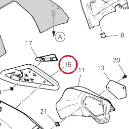 Soft pad gauche 86614031A — réf. 86614031A | Ducati Store