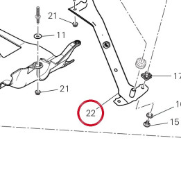 Equerre 8301N571AA — réf. 8301N571AA | Ducati Store