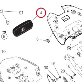 Dossier siège 59513652AA — réf. 59513652AA | Ducati Store
