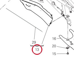 Panneau lateral droit — réf. 48212783AA | Ducati Store