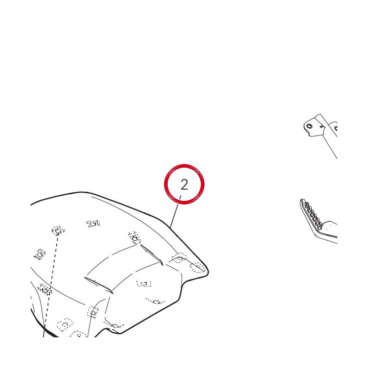 Selle passager alcantara — réf. 59517248AE | Ducati Store