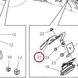 Cache klaxon 4601R471A — réf. 4601R471A | Ducati Store