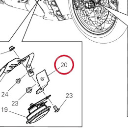 Equerre 8301N601AA — réf. 8301N601AA | Ducati Store