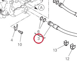 Tuyau 54911991A — réf. 54911991A | Ducati Store