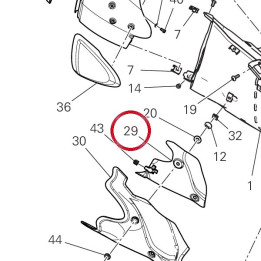 Pare-Chaleur 4601S061A — réf. 4601S061A | Ducati Store