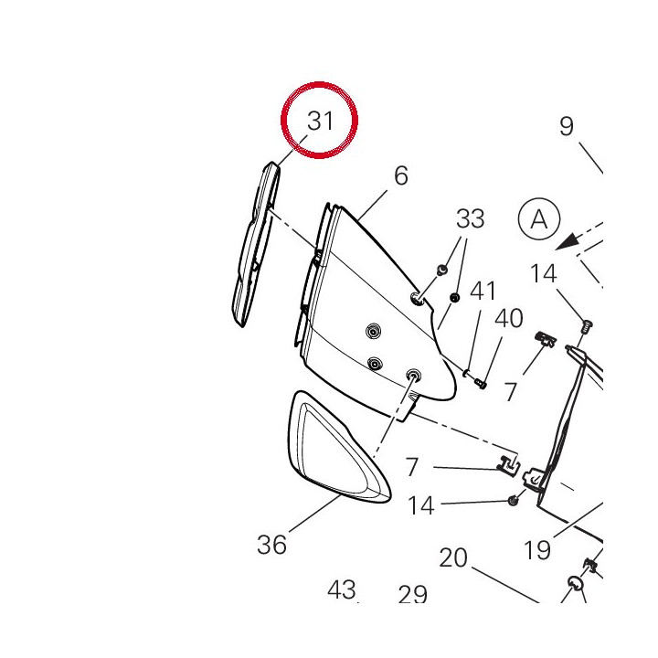 Culot silencieux 57316591AA — réf. 57316591AA | Ducati Store