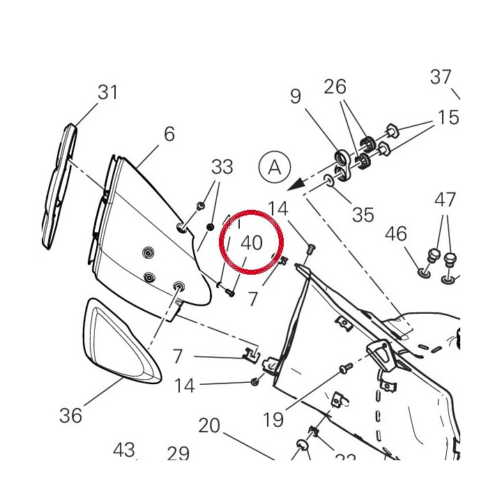 Vis 77244169E — réf. 77244169E | Ducati Store