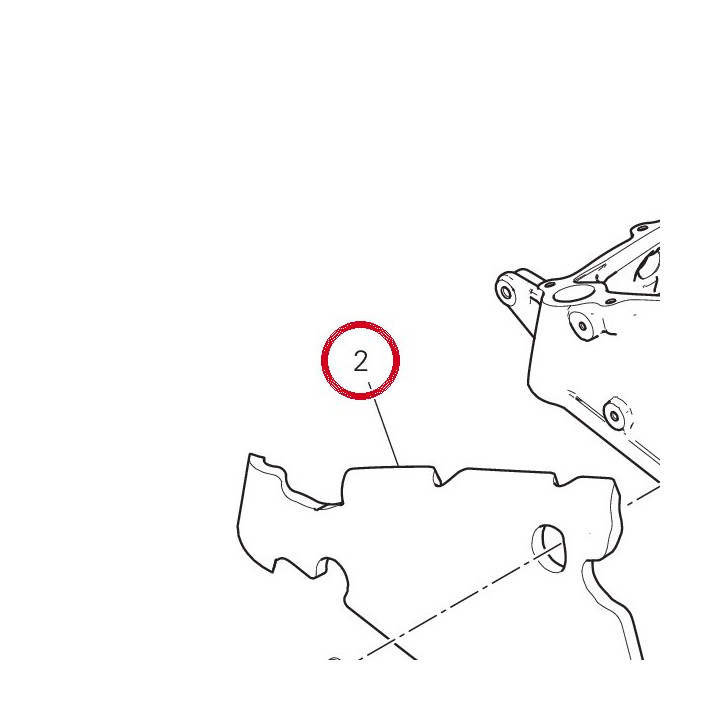 Panneau insonorisant droit — réf. 48613291A | Ducati Store