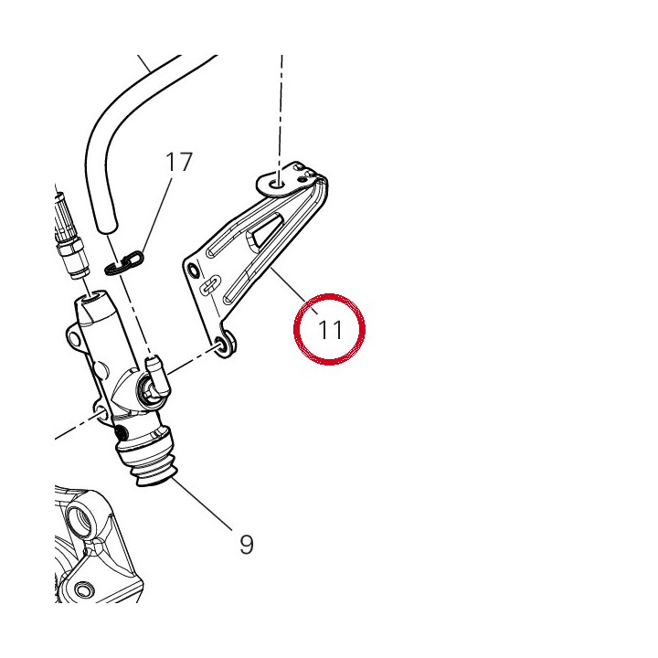 Support pompe frein — réf. 8301P762AA | Ducati Store