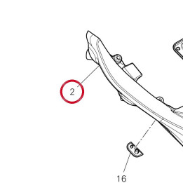 Cadre arrière droit — réf. 47112531AA | Ducati Store