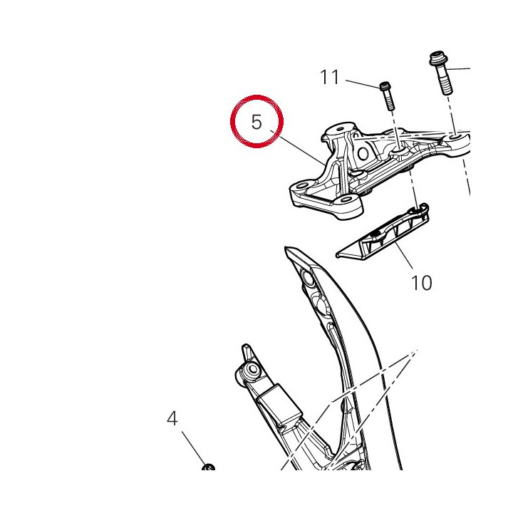 Support amortisseur — réf. 8291S861AA | Ducati Store