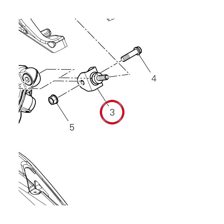 Support amortisseur — réf. 82919632C | Ducati Store