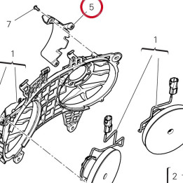 Déflecteur gauche 54812971A — réf. 54812971A | Ducati Store