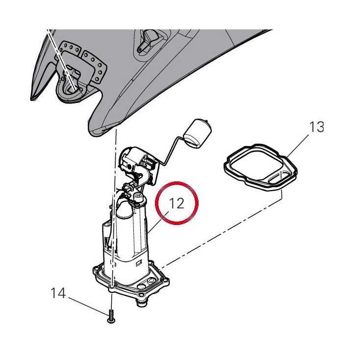 Pompe à carburant 16024511A — réf. 16024511A | Ducati Store