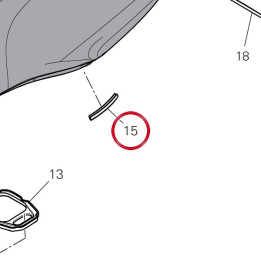 Profil caoutchouc 76412061A — réf. 76412061A | Ducati Store