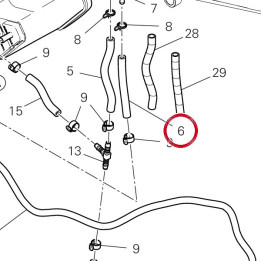 Tuyau drainage 93512951A — réf. 93512951A | Ducati Store