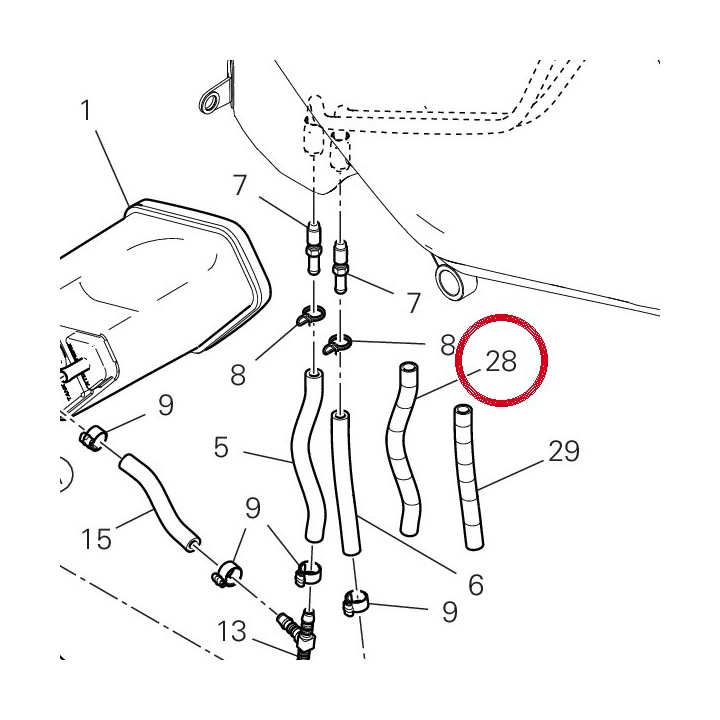 Gaine de protection — réf. 4601E051A | Ducati Store