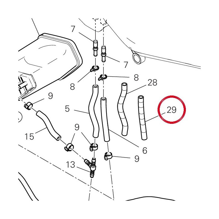 Gaine de protection — réf. 4601H512A | Ducati Store